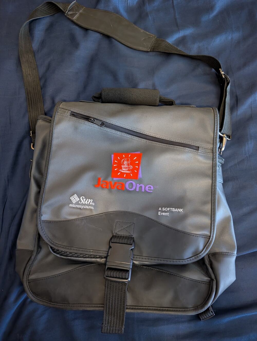 Vintage Java One Sun Microsystems Laptop Computer 3 in 1 Bag 16" x 13"